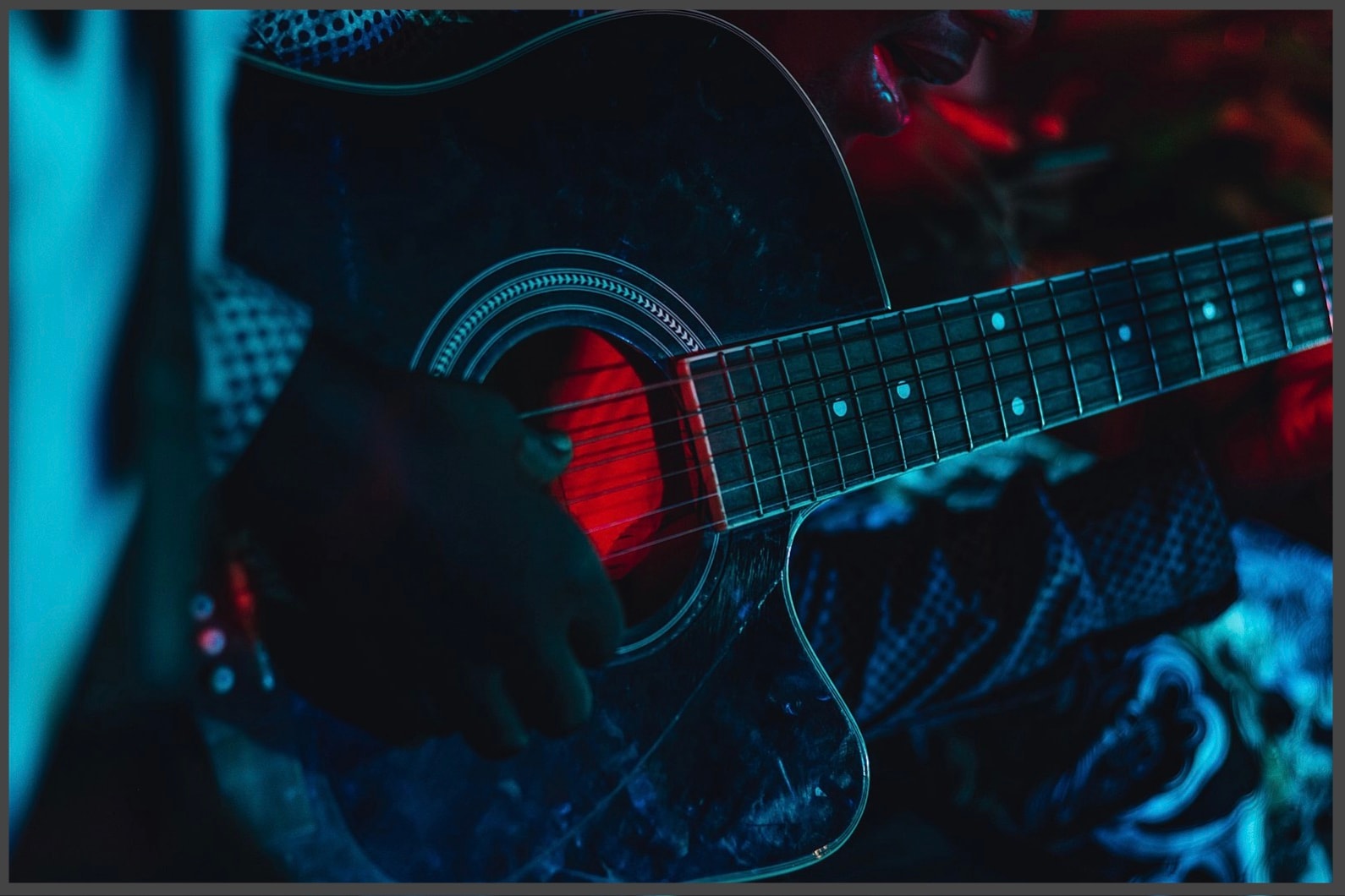 Guitar performance live