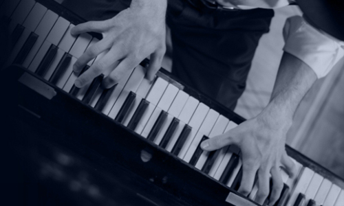 Playing piano