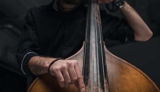 Playing bass