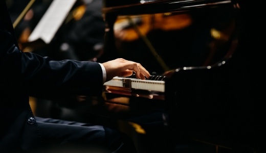 Playing piano
