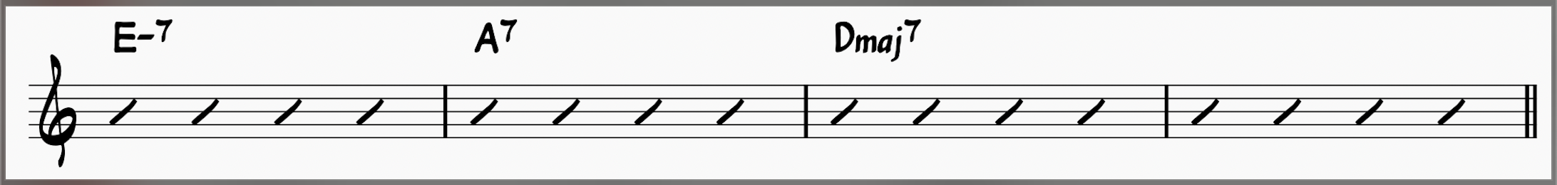 ii-V-I in D major