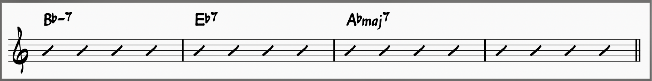 ii-V-I in Ab Major
