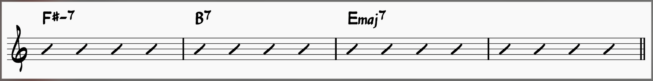ii-V-I in E major