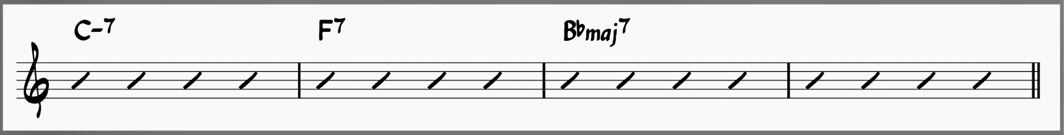 ii-V-I in Bb Major