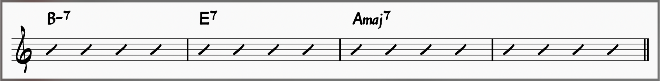 ii-V-I in A Major