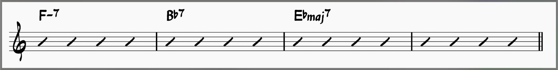 ii-V-I in Eb Major