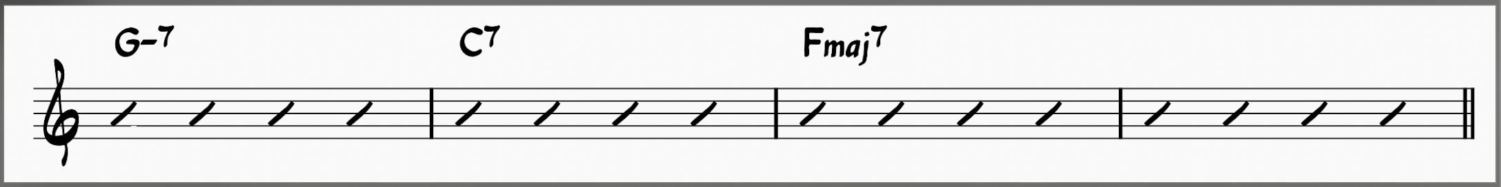 ii-V-I in F Major